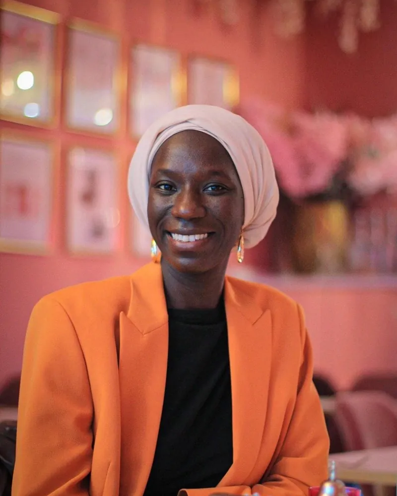 Portret van Aicha Cissé