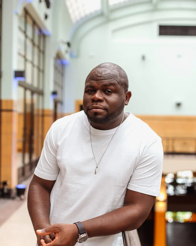Portret van Junior Akwety